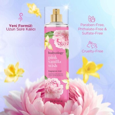 Bodycology Pink Vanilla Wish Fragrance Mist Kadın Vücut Spreyi - 4