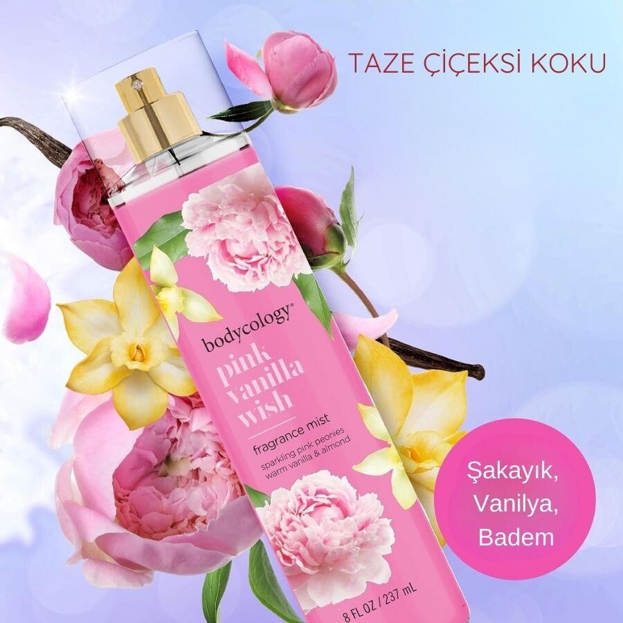 Bodycology Pink Vanilla Wish Fragrance Mist Kadın Vücut Spreyi - 3