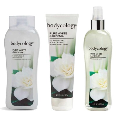 Bodycology Pure White Gardenia Kişisel Bakım Seti ( Vücut Spreyi 237ml + duş jeli 473ml + krem 227ml) - 1