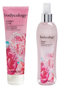 Bodycology Sweet Love Parfümlü Vücut Spreyi ve Bakım Kremi Seti (sprey237ml+krem227g) - 1