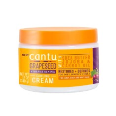 Cantu Bukleleri Belirginleştiren Ve Nemlendiren Üzüm Çekirdeği Yağı Saç Kremi 340 gr - Cantu