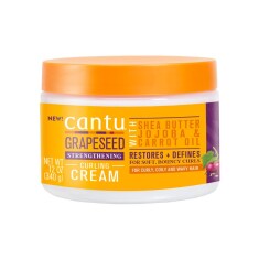 Cantu Bukleleri Belirginleştiren Ve Nemlendiren Üzüm Çekirdeği Yağı Saç Kremi 340 gr - Cantu