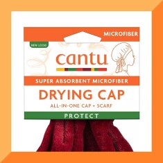 Cantu Mikrofiber Saç Kurutma Bonesi - Bordo - Cantu