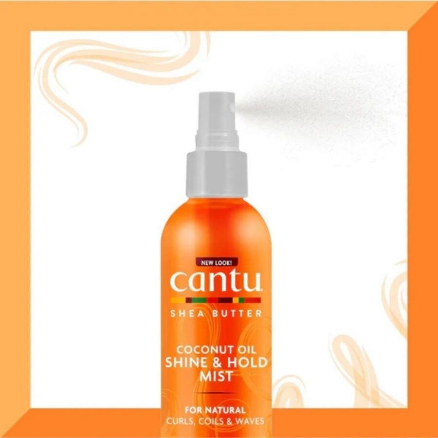 Cantu Shea Yağı Doğal Saçlar İçin Hindistan Cevizli, Parlaklık ve Kıvrımları Ortaya Çıkaran Saç Spreyi 237 mL - 4