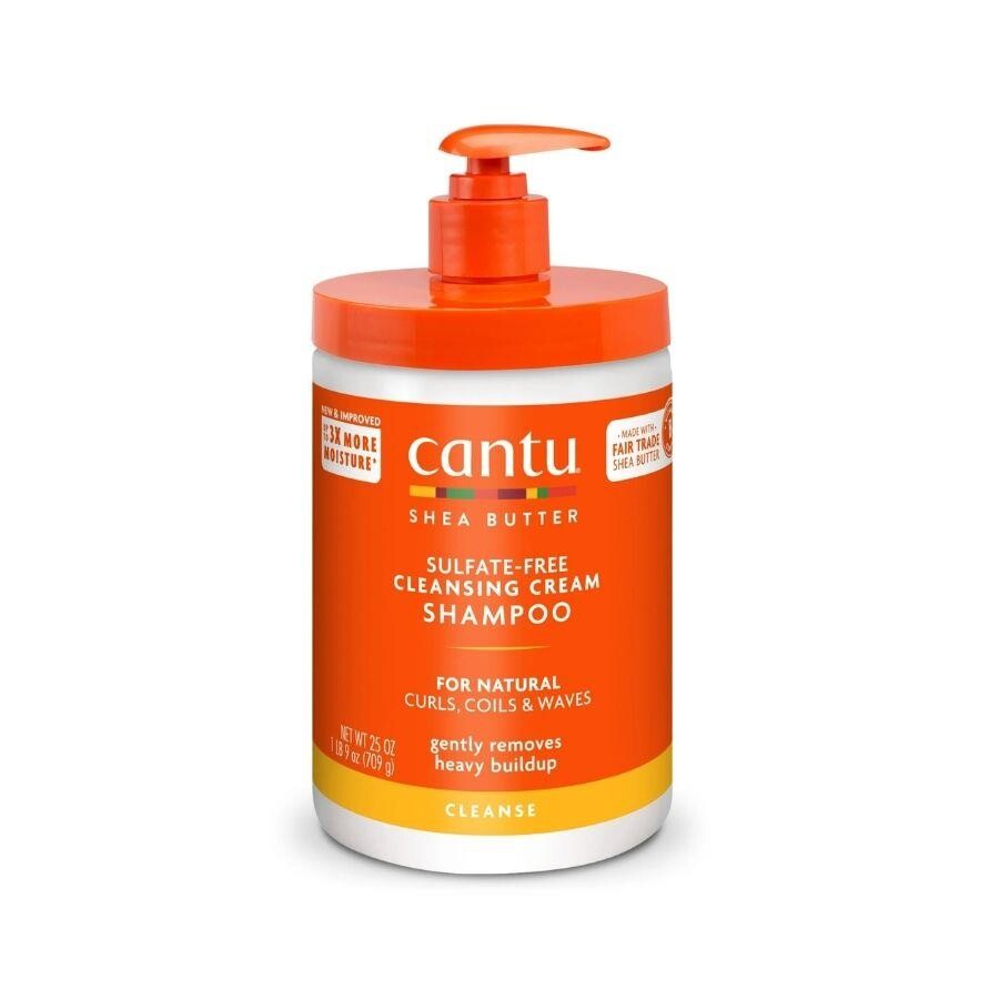 Cantu Shea Yağı Doğal Saçlar İçin Sülfat İçermeyen Temizleyici Krem Şampuan 709 gr - 1