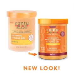 Cantu Shea Yağı Maksimum Tutuş Ballı Anti-Dökülme Şekillendirici Saç Jölesi 524 gr - Cantu