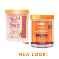 Cantu Shea Yağı Maksimum Tutuş Güçlendirici Jamaika kara hint yağlı Şekillendirici Saç Jölesi 524 gr - Cantu