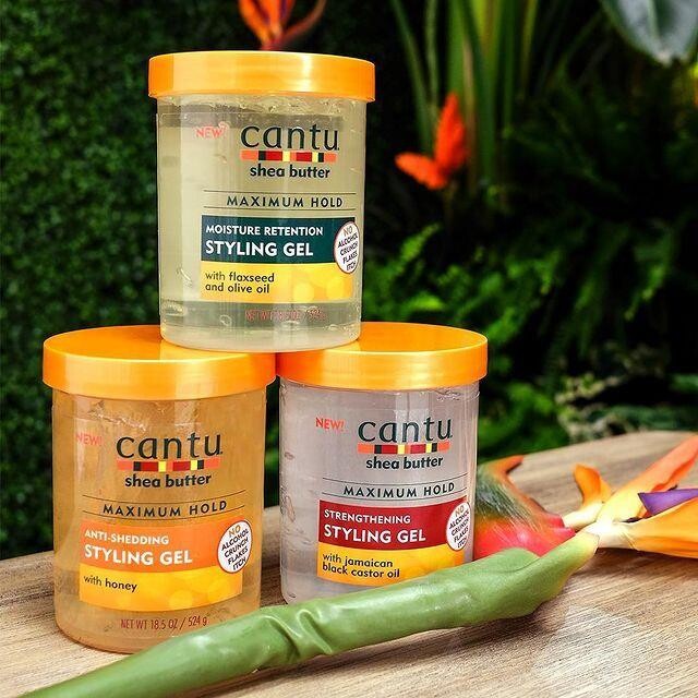 Cantu Shea Yağı Maksimum Tutuş Güçlendirici Jamaika kara hint yağlı Şekillendirici Saç Jölesi 524 gr - 3