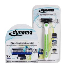 Dynamo 3 Bıçaklı Mach 3 Uyumlu Sistem Tıraş Bıçağı Seti - Dynamo