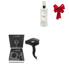 Gamma Piu ETC Mini Taşınabilir Fön Makinesi + Body Fantasies Vücut Spreyi - Wedding Day Fantasy 236 ml Hediye - Gamma Piu