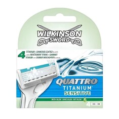 Wilkinson Sword Quattro Titanium Sensıtıve 4 Yedek Kartuş - Wilkinson Sword