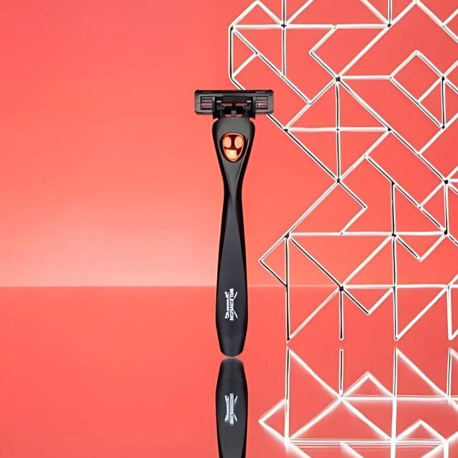 Wilkinson Sword Barber's Style Tasarım Erkek Tıraş Makinesi Sapı + 2 Yedek 5 Bıçaklı Kartuş - 5