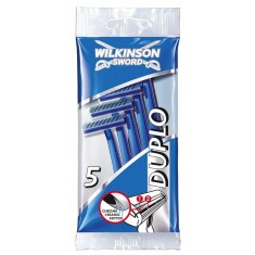 Wilkinson Sword Duplo Çift bıçaklı 5 Adet Erkek Kullan At Tıraş Bıçağı - Wilkinson Sword