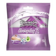 Wilkinson Sword Everyday 2, Çift Bıçaklı Kadın Kullan At Tıraş Bıçağı 5 Adet - Wilkinson Sword