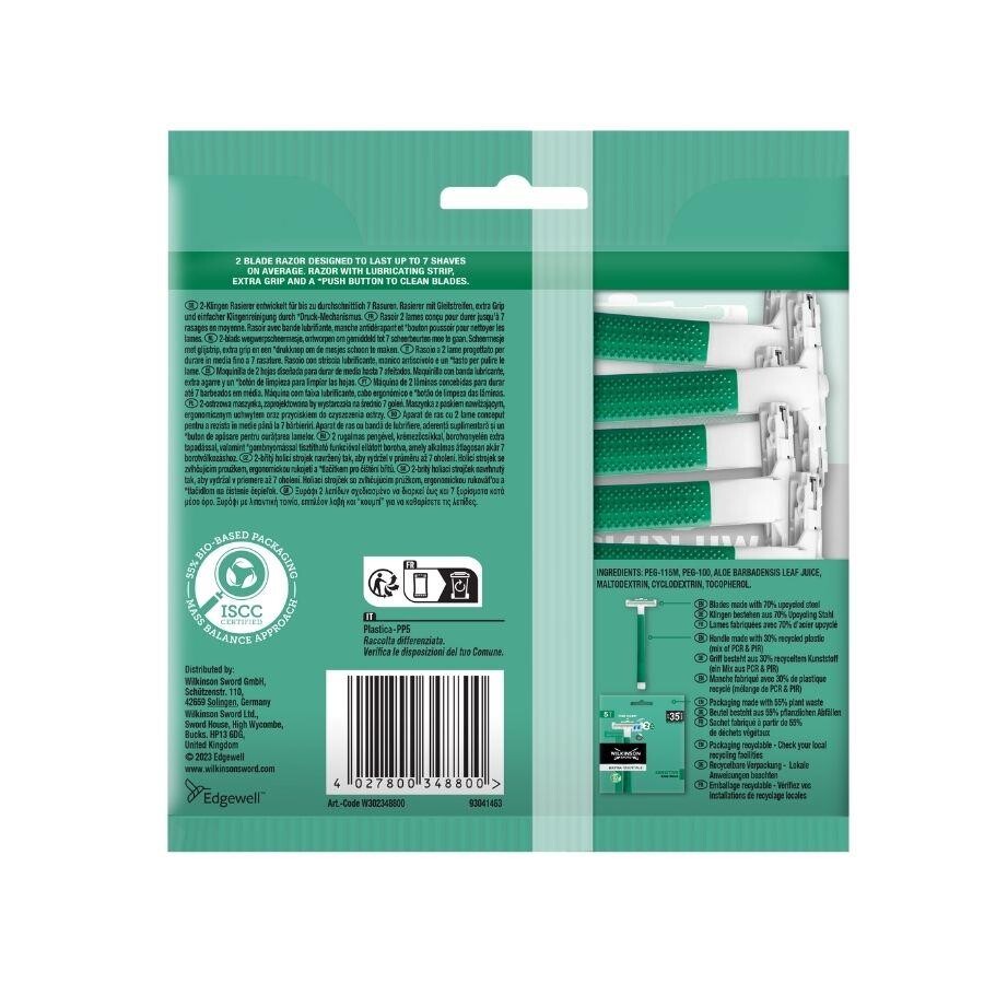 Wilkinson Sword Extra Essential 2 Bıçaklı Erkek Kullan At Tıraş Bıçağı 5 Adet - 2