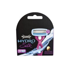 Wilkinson Sword Hydro Silk Kadın Tıraş Bıçağı Kartuşu | 5 Bıçaklı 3 Yedek Kartuş - Wilkinson Sword