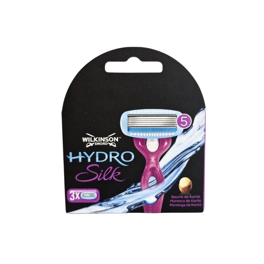 Wilkinson Sword Hydro Silk Kadın Tıraş Bıçağı Kartuşu | 5 Bıçaklı 3 Yedek Kartuş - 1