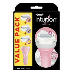 Wilkinson Sword Intution 2 in 1 Variety Kendinden Sabunlu Kadın Sistem 4 Bıçaklı Tıraş Bıçağı Ve Yedekleri - 1