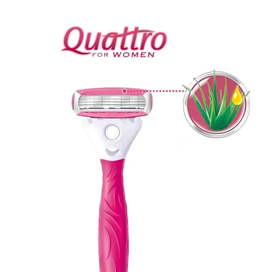 Wilkinson Sword Quattro For Women 4 Bıçaklı Kadın Tıraş Bıçağı - 3