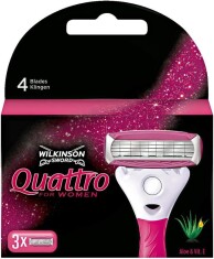 Wilkinson Sword Quattro Kadın Tıraş Bıçağı 3 Yedek - Wilkinson Sword