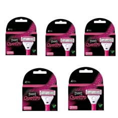 Wilkinson Sword Quattro Kadın Tıraş Bıçağı Yedek Başlık 5 Paket (15 Adet) - Wilkinson Sword