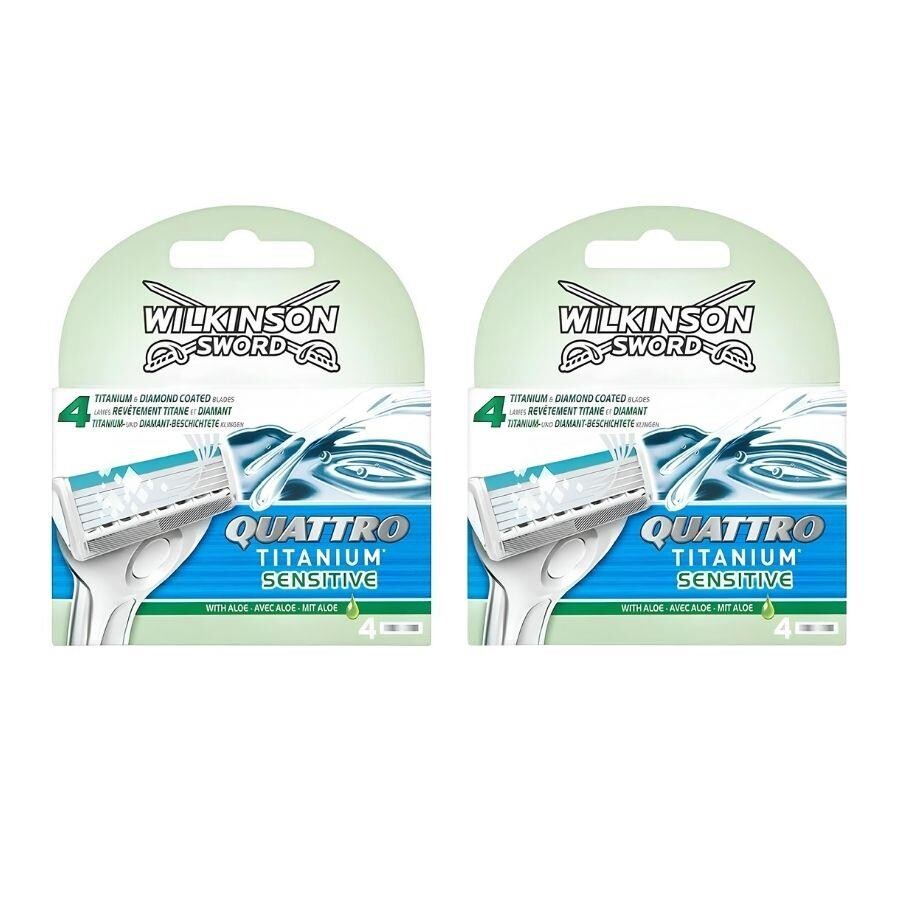 Wilkinson Sword Quattro Titanium Sensıtıve 4 Yedek Kartuş - 1